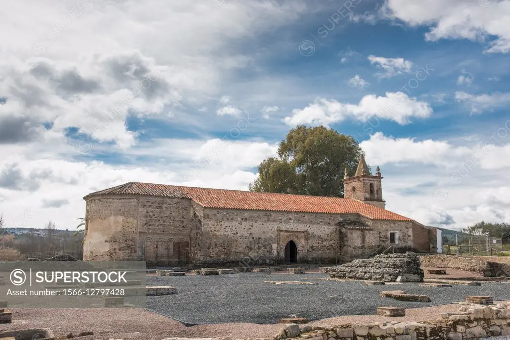 Roman Ruins Turóbriga. Aroche. Huelva. Andalusia. Spain. Natural Park of Aracena and Picos de Aroche.