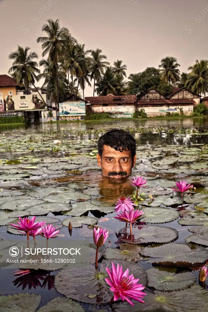 kumarakom. india.