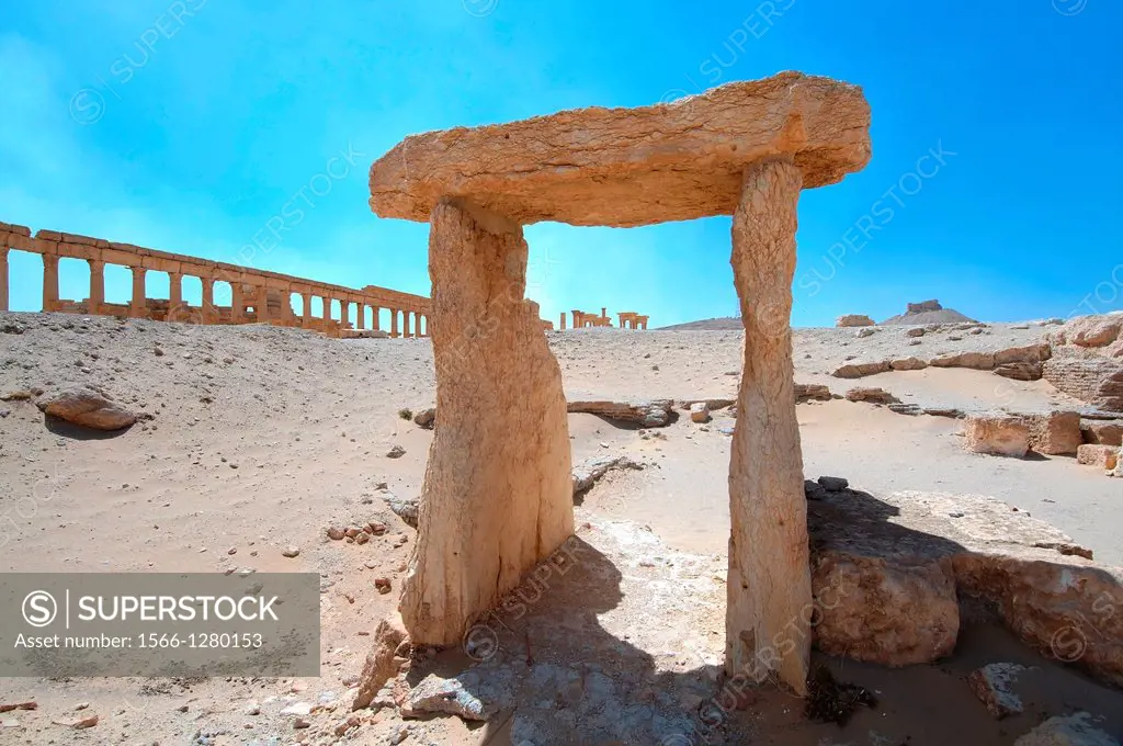 Gate of Heracles in ancient city - Palmyra, Syria