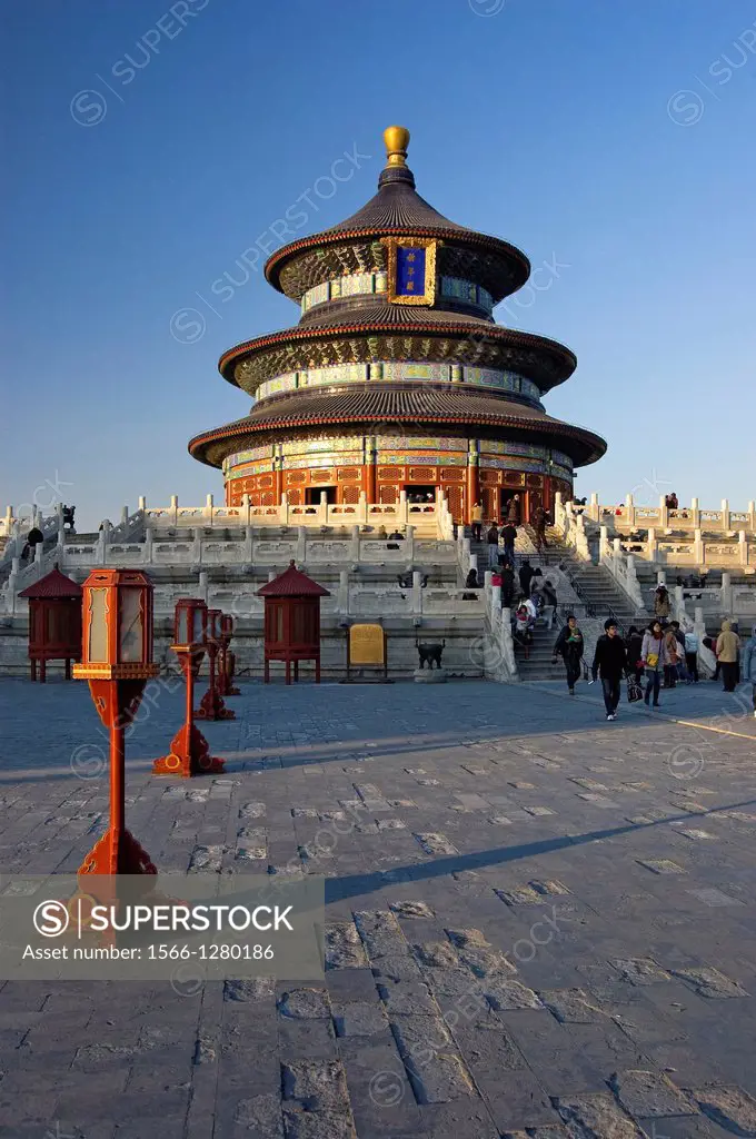 Temple of Heaven in Beijing. China, Beijing.