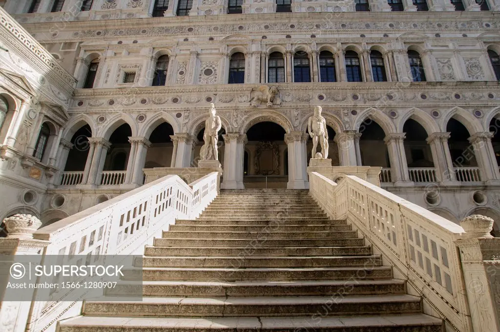 Stairs of Palazzo Ducale, Venice, Italy