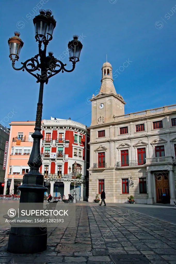 Council, Mercadal's square, Reus, Catalonia, Spain.