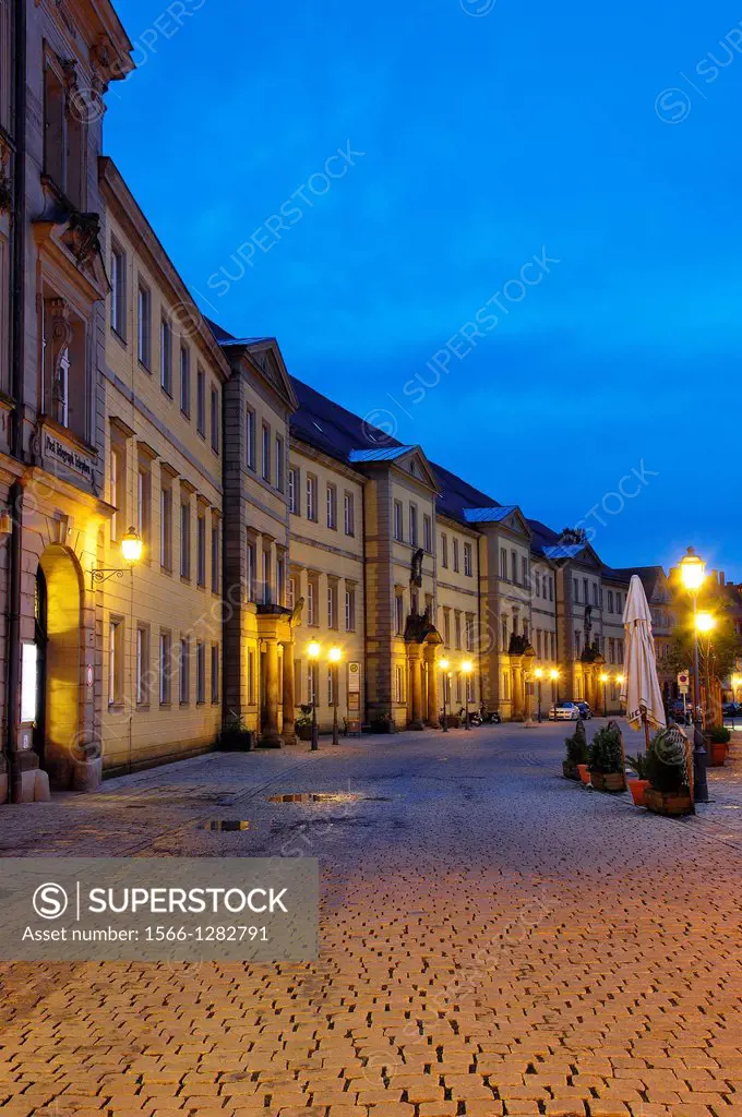 Bayreuth, Kanzleistrasse, Upper Franconia, Franconia, Bavaria, Germany.