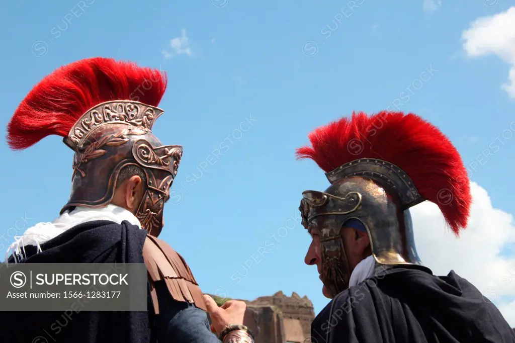21 April 2013 - 2766 Birthday - Birth of Rome celebrations at the Circus Maximus, Rome, Italy.