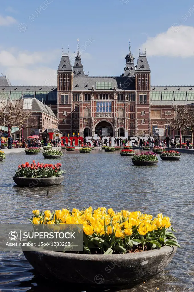 the Rijksmuseum. amsterdam.