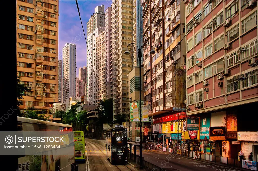 Hong Kong- at Wan Chai district, Hong Kong.
