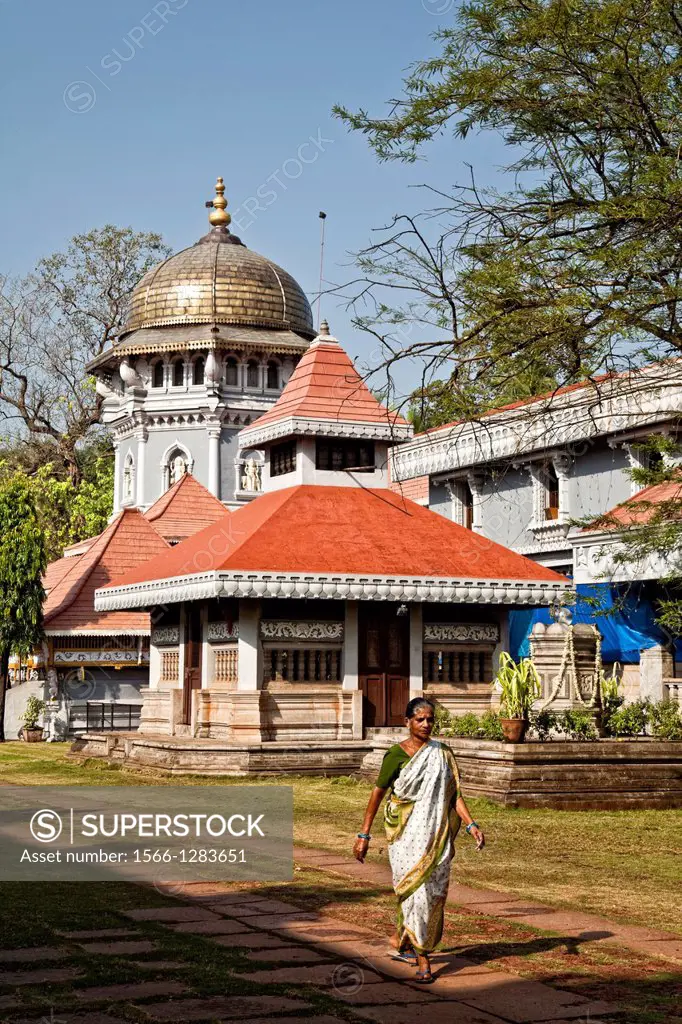 mahalsa temple in goa. india.