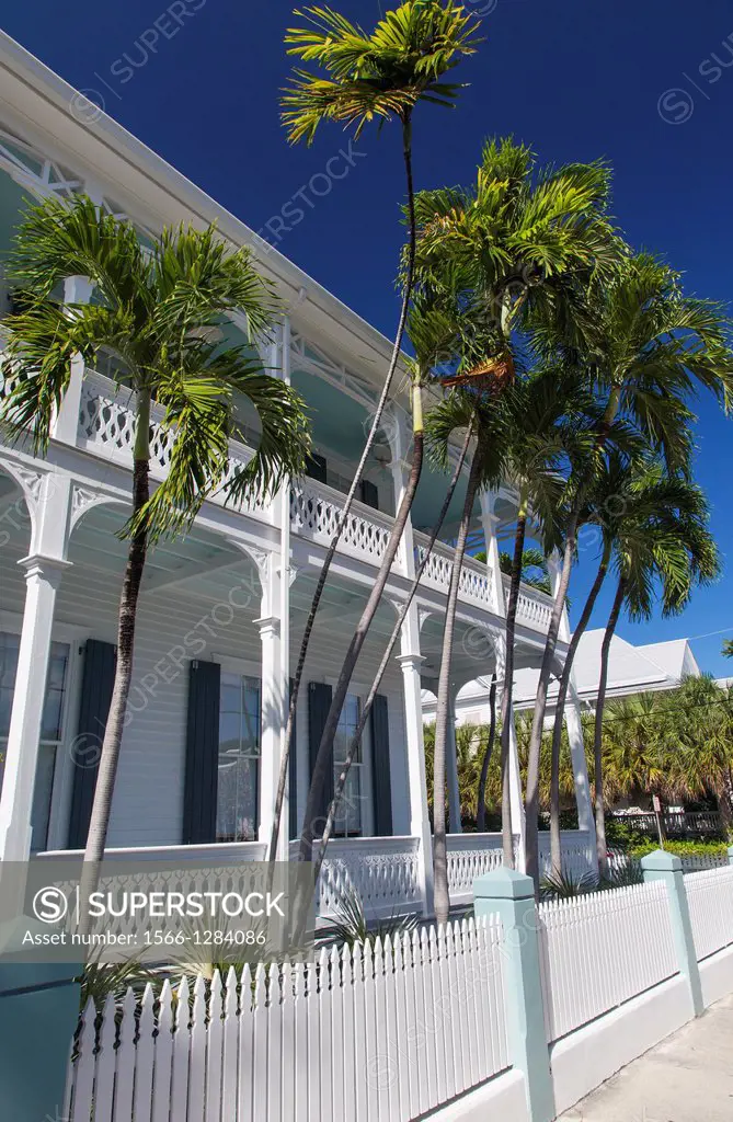 A Historic House in Key West, Florida, USA.