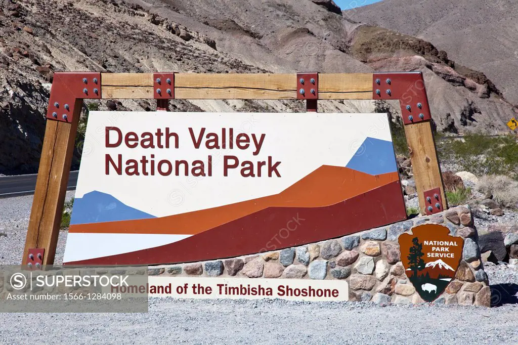 Death Valley N.P. Entrance, USA.
