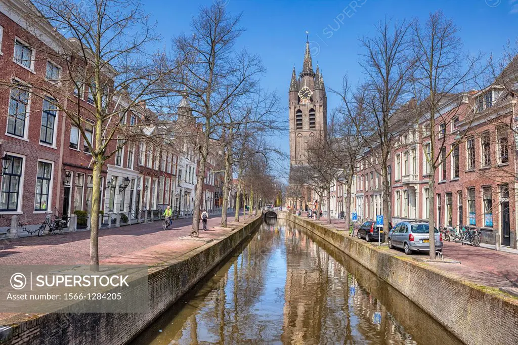 Oude Kerk, Delft, South Holland, Netherlands.
