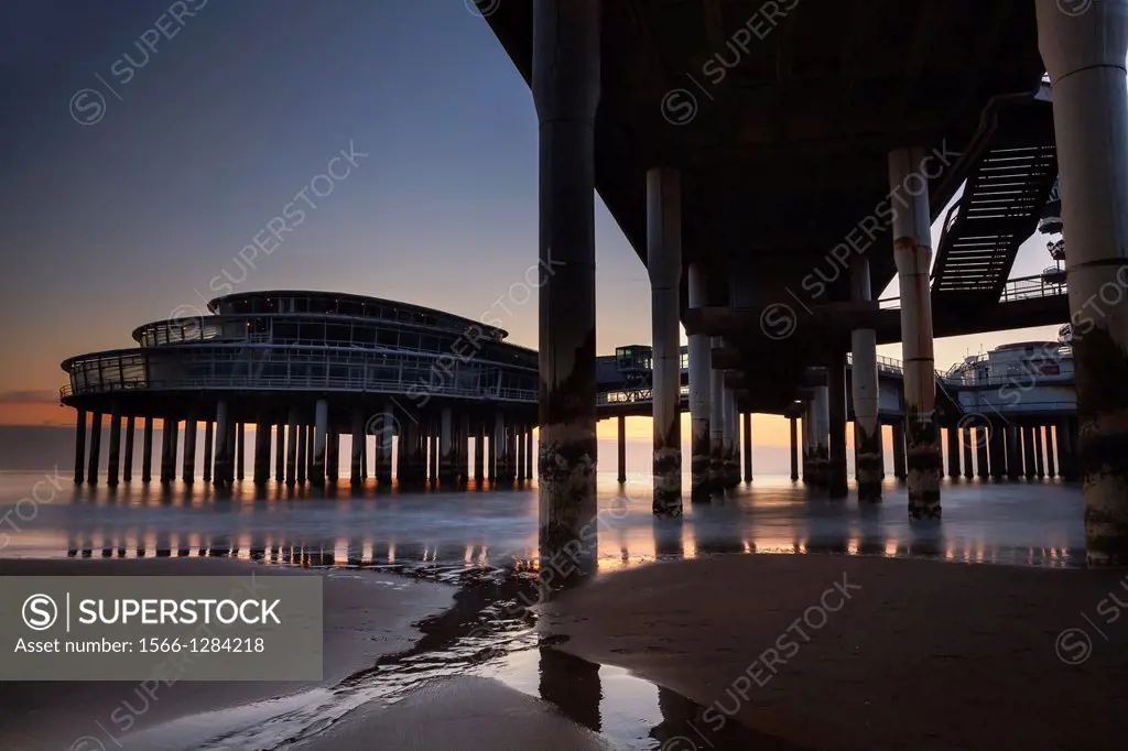 Pier, Scheveningen, South Holland, Netherlands.