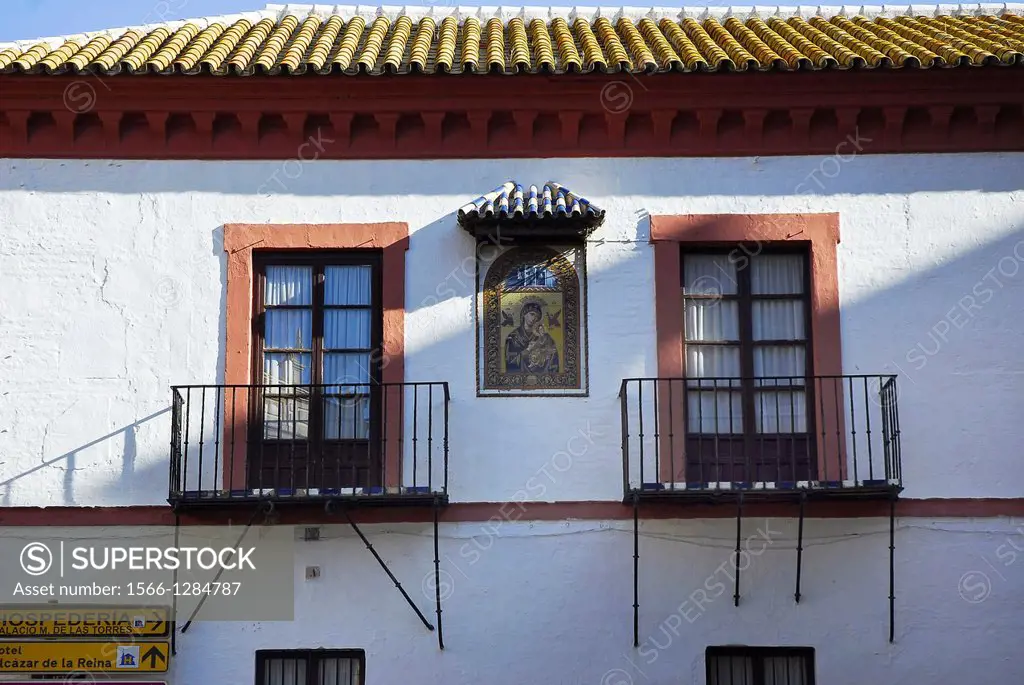 Typical house. Carmona. Sevilla province. Andalusia. Spain.
