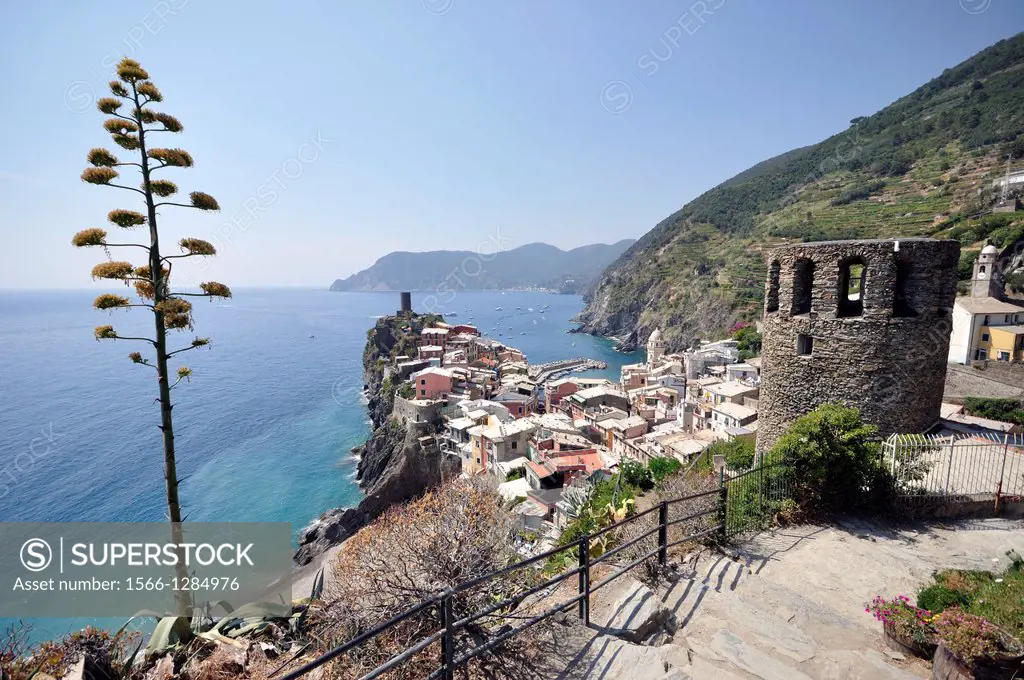 Italy, Liguria, West Coast, Vernazza
