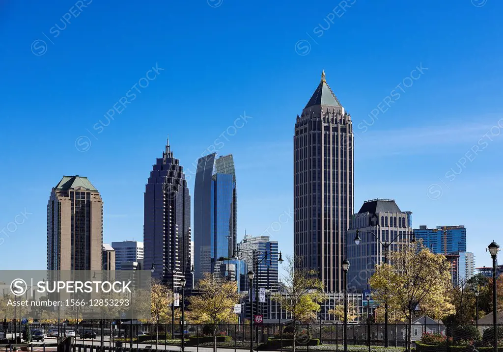 Downtown skyline, Atlanta, Georgia, USA.