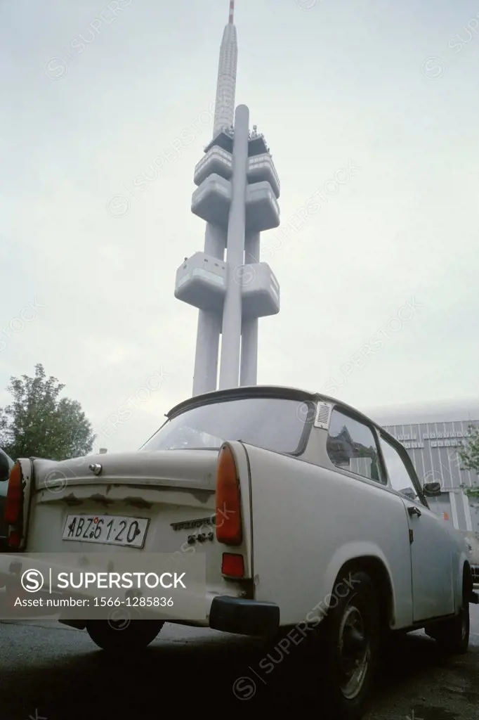 Prague. Czech Republic. Zizkov TV tower.