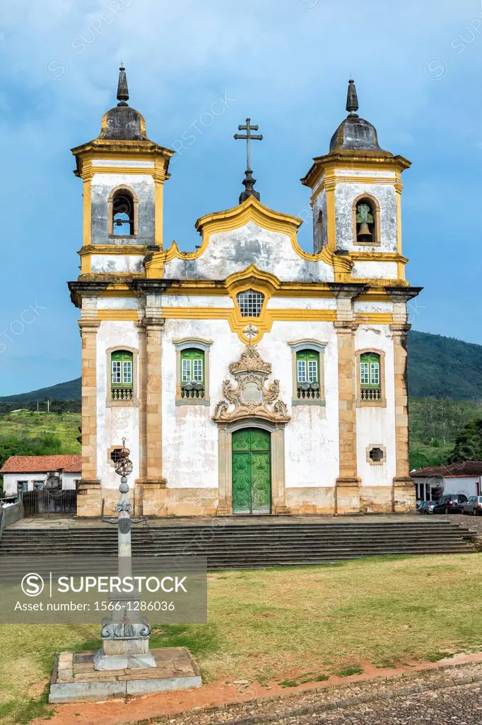 Baroque Church of Sao Francisco de Assis, Praça Minas Gerais, Mariana, Minas Gerais, Brazil.