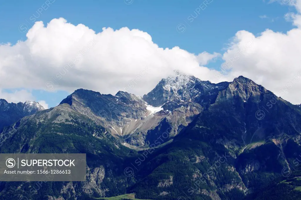 Mont Blanc, Mountain, Aosta, Val d´Aosta, Italy.