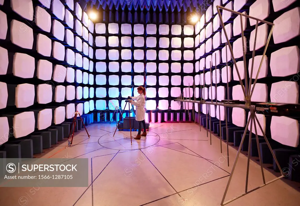 Anechoic chamber. EMC & Telecom Lab. Certification of Low Voltage Electrical & Electronic Products. Technological Services to Industry. Tecnalia Resea...