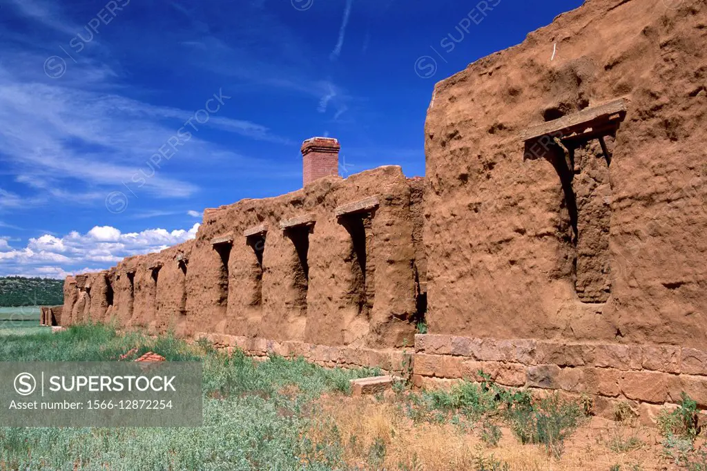Mechanics Building, Fort Union National Monument, New Mexico.
