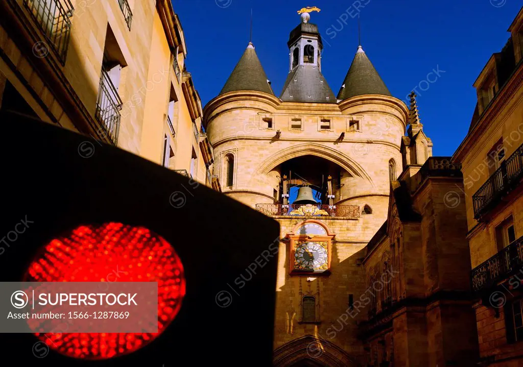 Porte de Saint Eloi or Grosse Cloche, Bordeaux, Gironde, Aquitaine, France