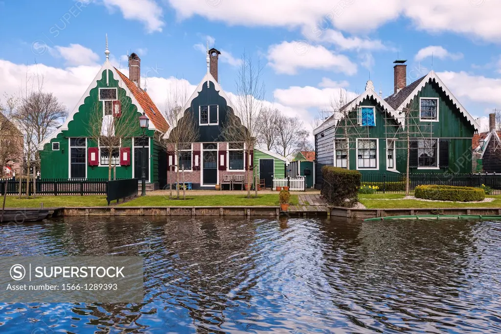 Zaanse Schans, Zaandam, North Holland, Netherlands.