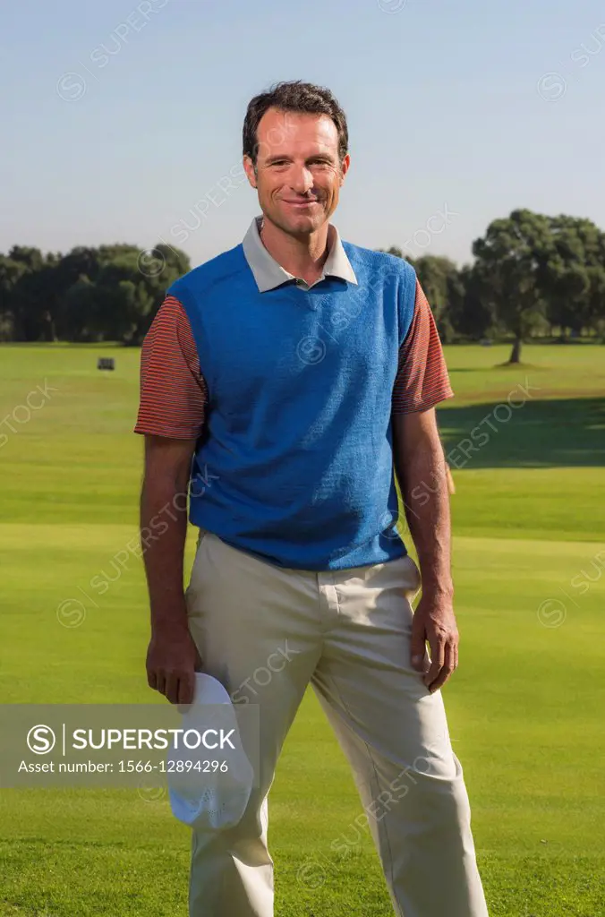 Portrait of a golf pro.