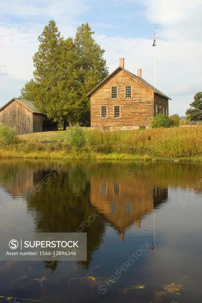 John Brown Farmhouse, John Brown Farm State Historic Site, Adirondack Forest Preserve, New York.