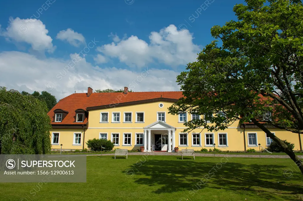 Hotel and Restaurant Gutshaus Stolpe in Mecklenburg-Vorpommern, Anklam, Germany.