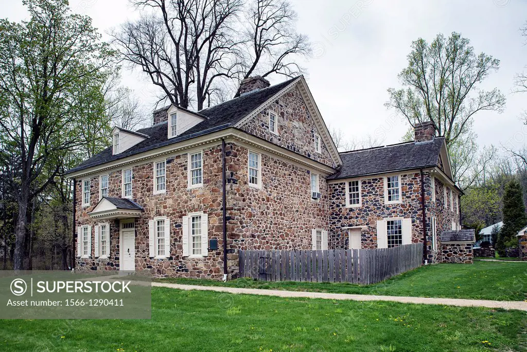 Historic Waynesboro, home of Major General Anthony Wayne, 1745-1796, Paoli, Pennsylvania, PA, USA.