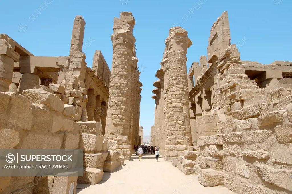 Karnak Temple Complex, Luxor (Thebes), Egypt, Africa.