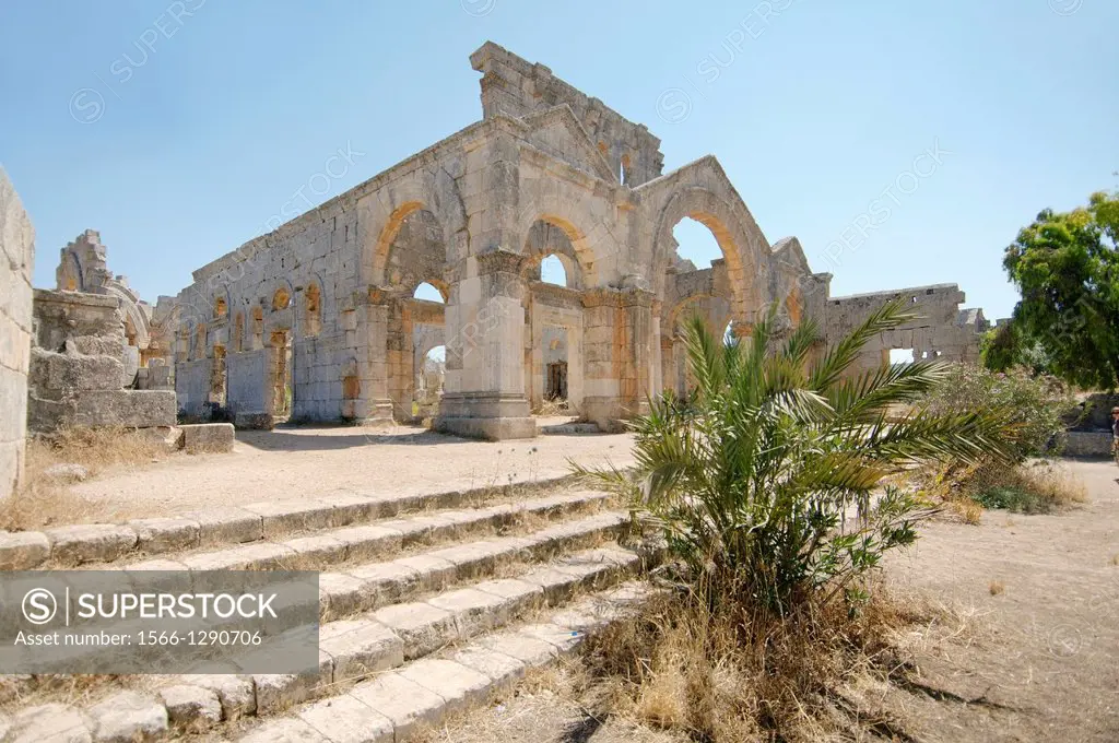 Ruins of the Church of Saint Simeon Stylites, Syria.