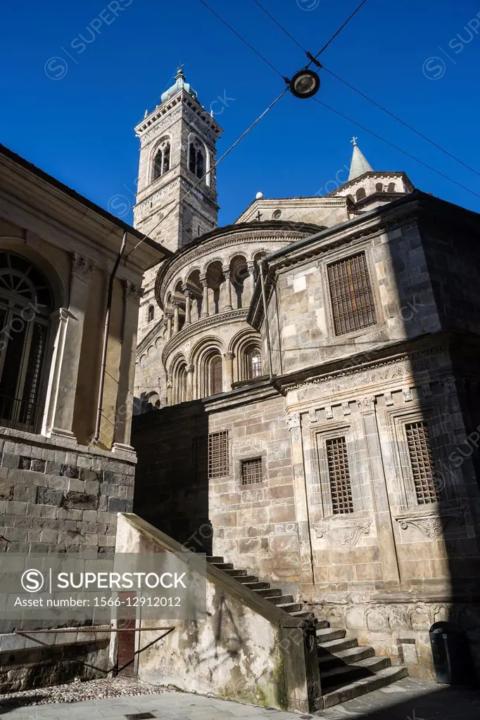 Basilica di Santa Maria Maggiore in Upper City of Bergamo.