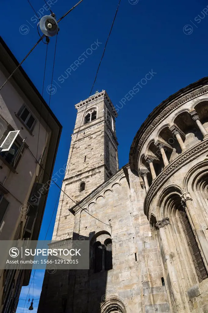 Basilica di Santa Maria Maggiore in Upper City of Bergamo.