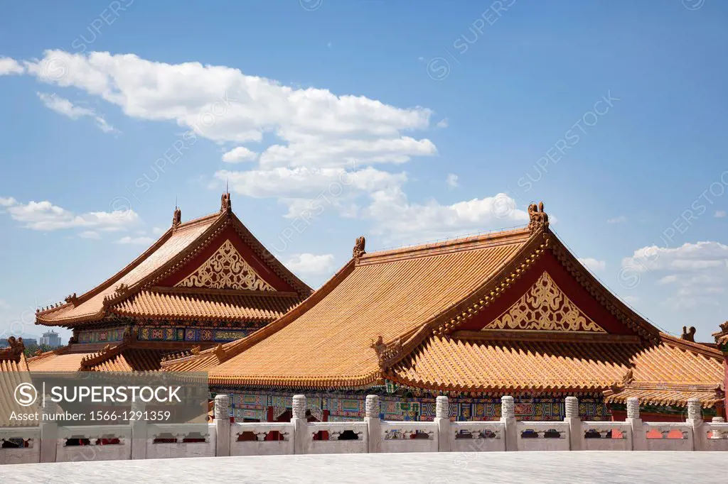 Roofs in Forbidden city.