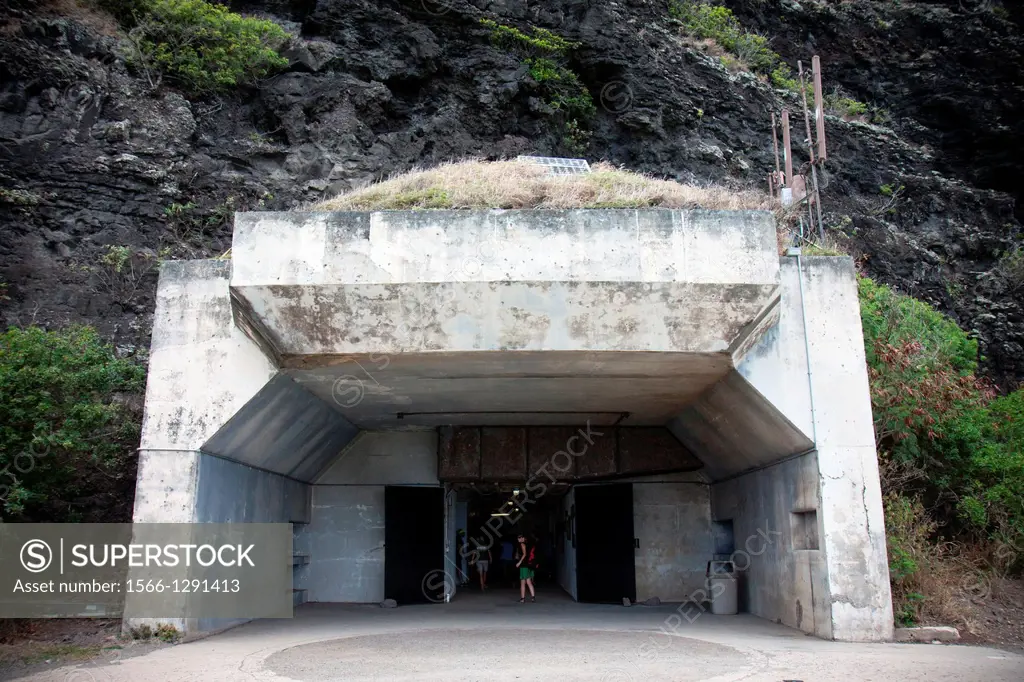 Second World War bunker, Oahu, Hawaii.