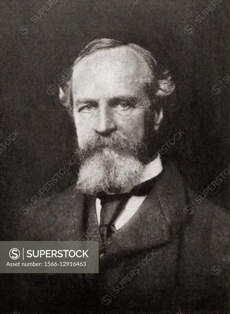 William James, 1842 - 1910. American philosopher and psychologist. From The Story of Philosophy, published 1926.