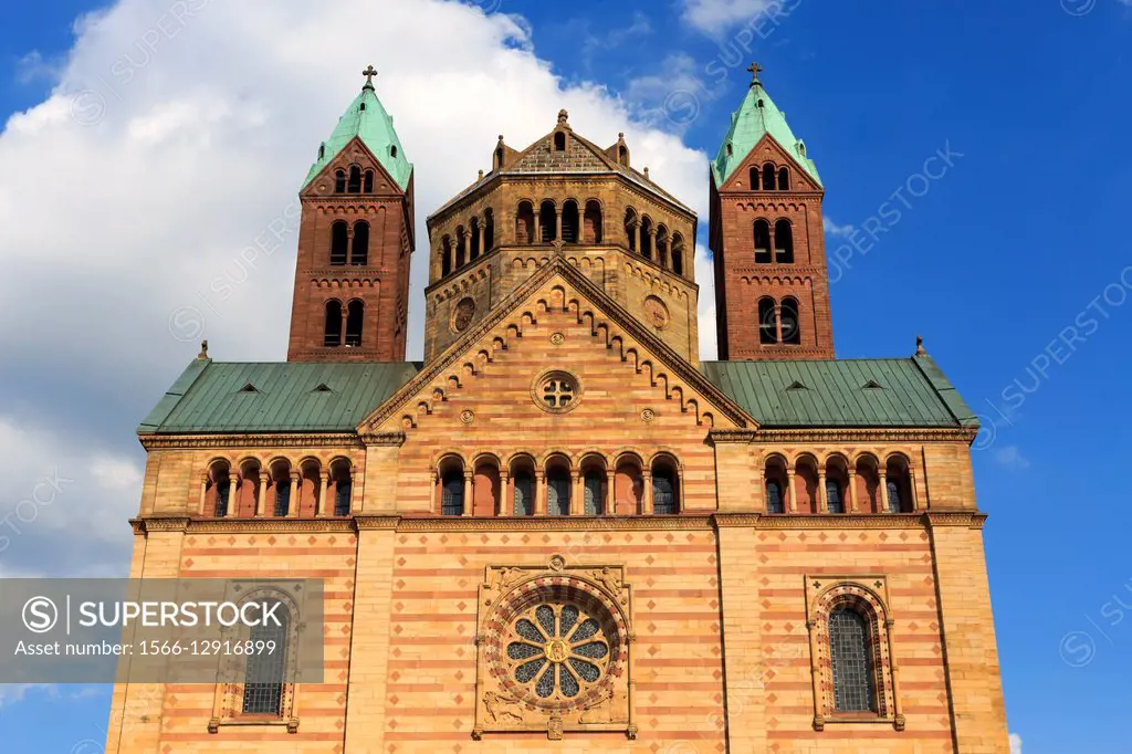 Speyer Cathedral, Kaiserdom, UNESCO World Heritage Site, Speyer, Rhineland-Palatinate, Germany