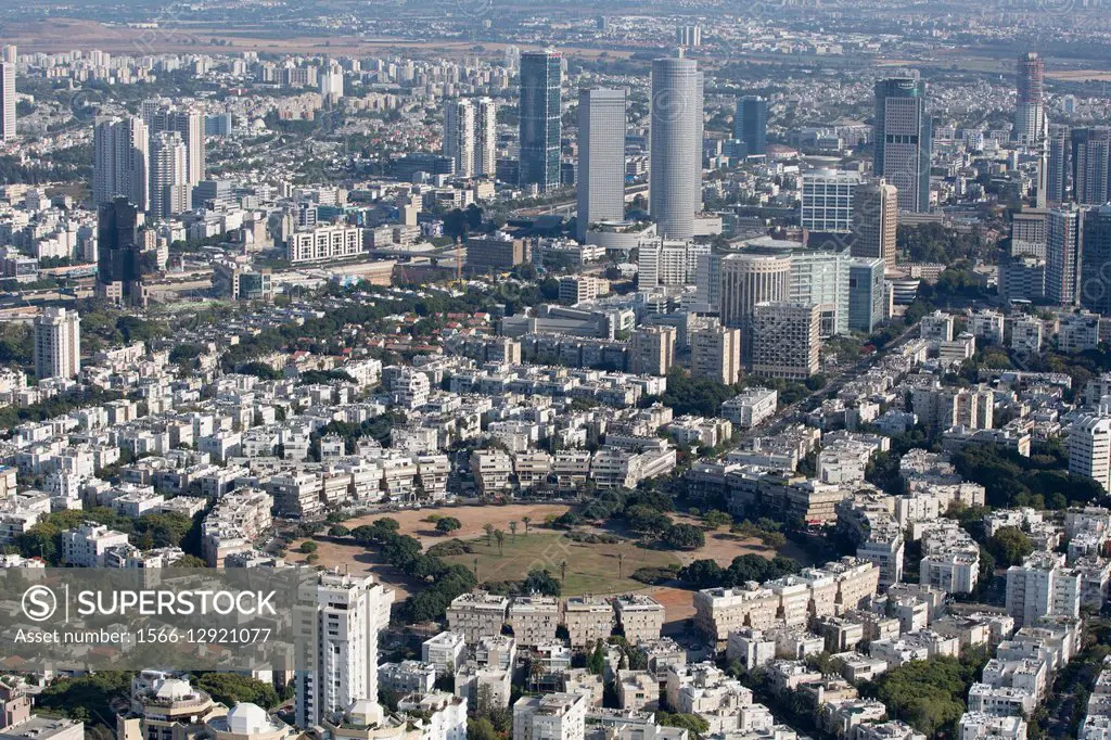 Aerial Photography of Tel Aviv, Israel.