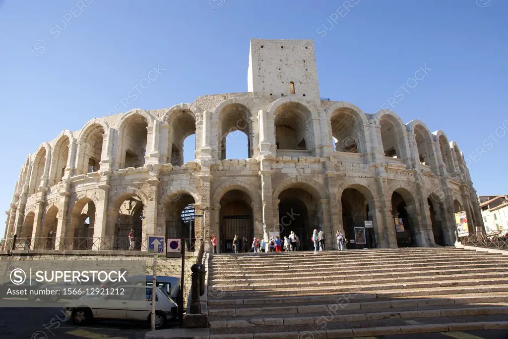 Roman Amphitheatre Arles, Provence, France.