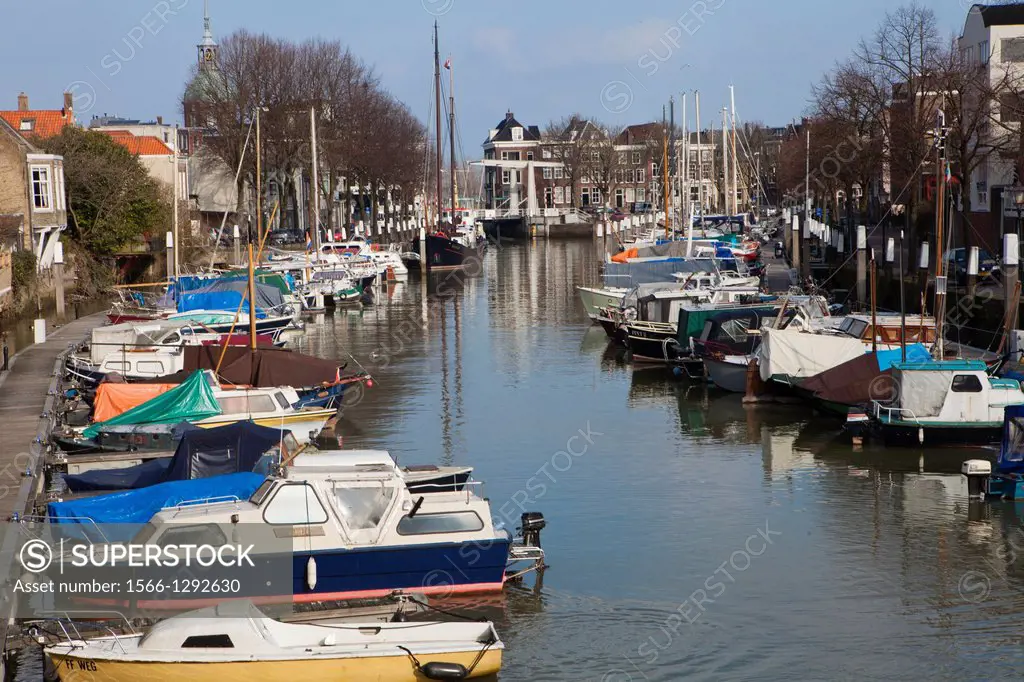 yacht-basin in dodrecht, netherlands.