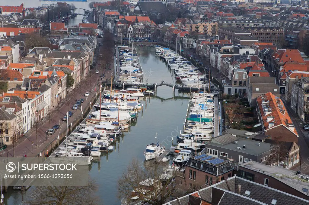 yacht-basin in dodrecht, netherlands.