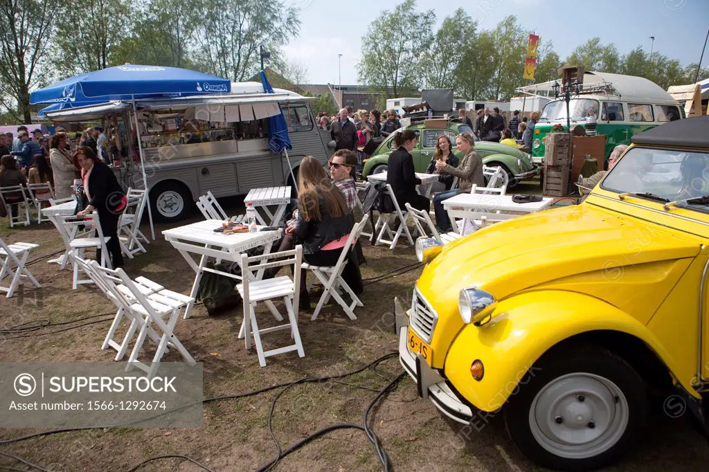 food carts festival in Holland.