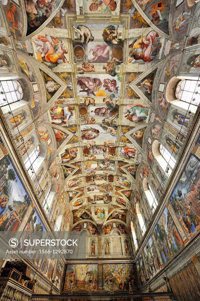 Michelangelo´s Sistine Chapel, Rome, Italy.