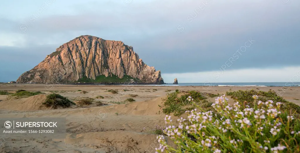 The Rock at Morro Bay, California.