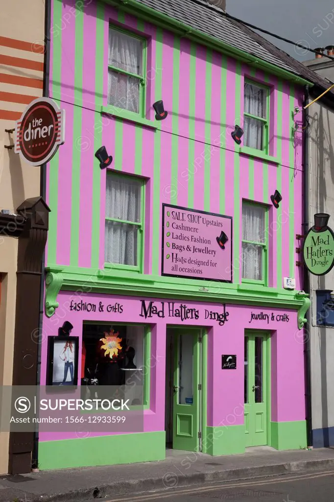 Mad Hatters Shop Front, Dingle; Ireland.