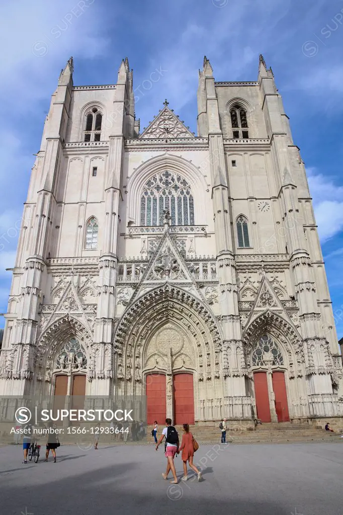 The Cathedral Saint-Pierre et Saint-Paul, Nantes, Pays de la Loire, France