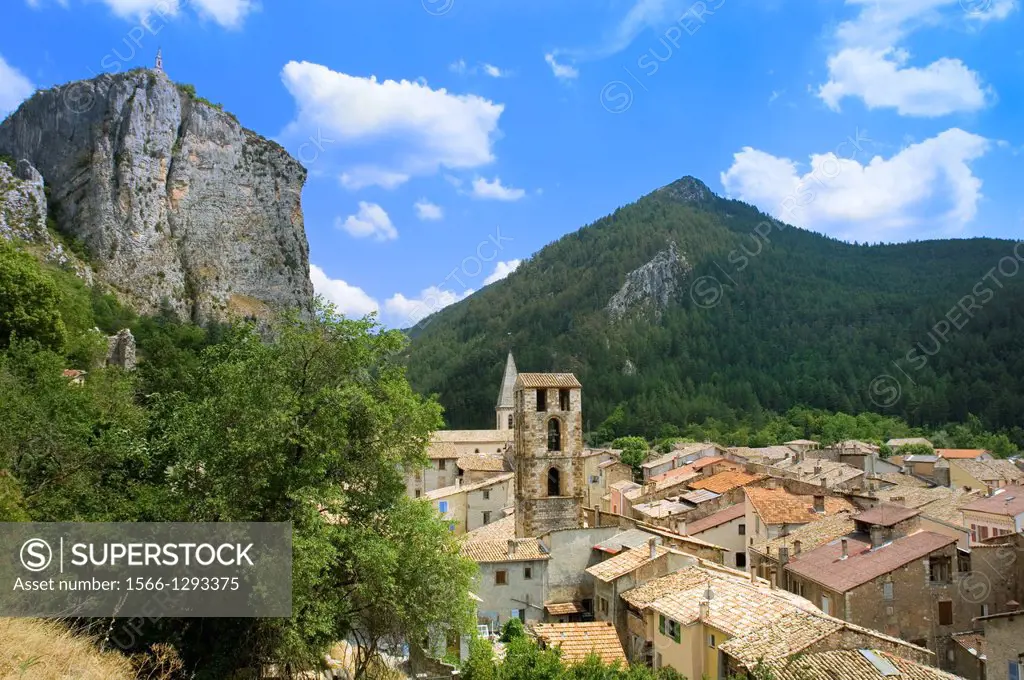 Castellane; Village; Mountain Village; Provence; France.