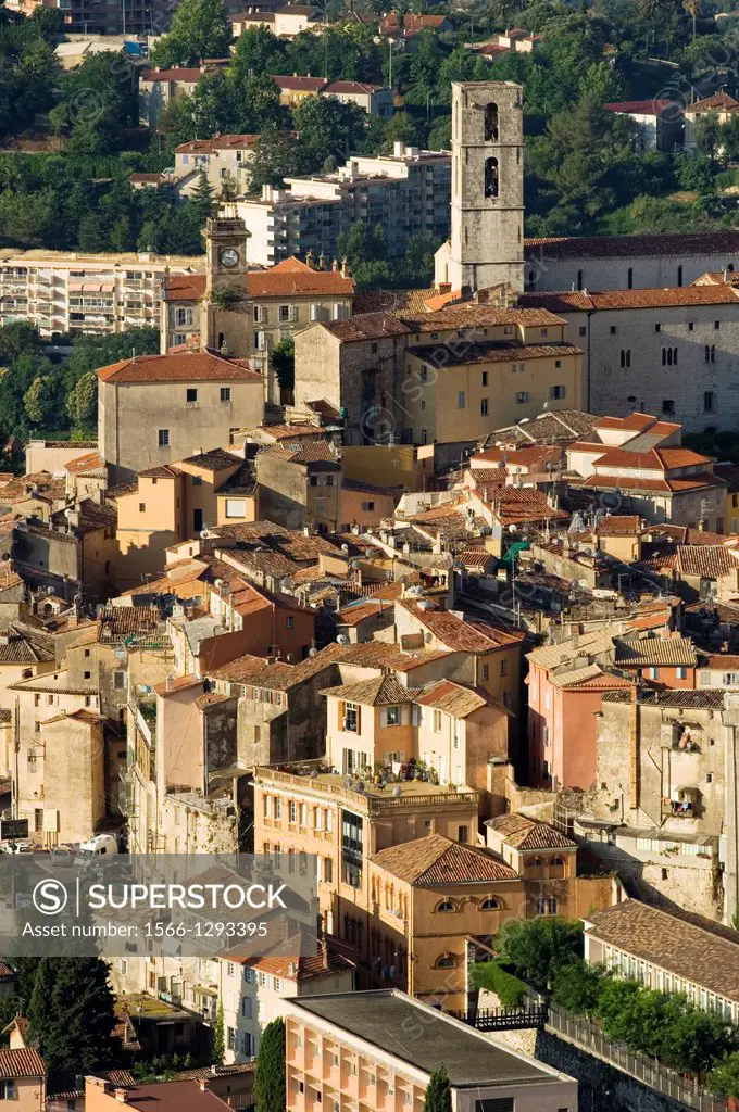 Grasse; Center of Grasse; Church; Village; Village of handmade Perfume; Provence; France.