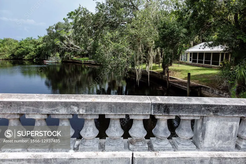 Florida, Stuart, St. Saint Lucie River, old bridge, scenery,