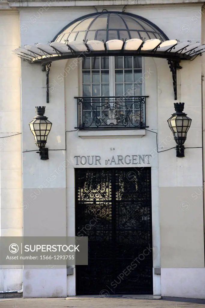 The French restaurant ""La Tour d'Argent"" in Paris,France,Europe.